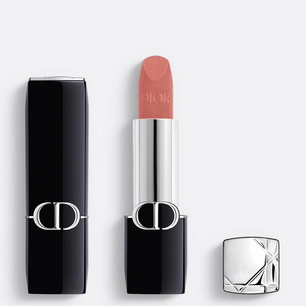 ✨ NEW Dior Rouge Dior 100 Nude Look Satin Balm Lipstick ✨